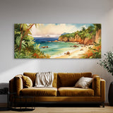 Beach Vibrant Watercolor 174 Wall Art