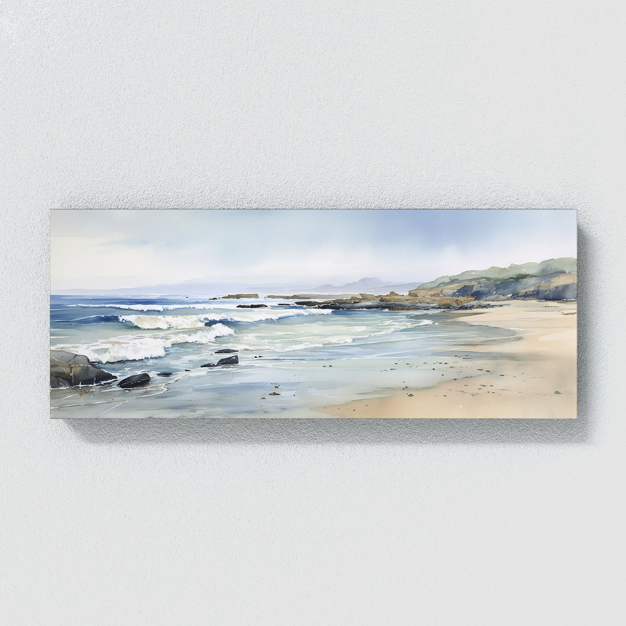 Beach Watercolor Brushstrokes 169 Wall Art