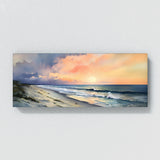 Beach Watercolor Dawn 171 Wall Art