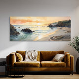 Beach Watercolor Dawn 173 Wall Art