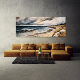 Beach Watercolor Storm 199 Wall Art