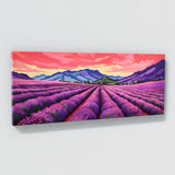 Botanical Lavender Bright 21 Wall Art