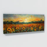 Botanical Sunflower Field 7 Wall Art