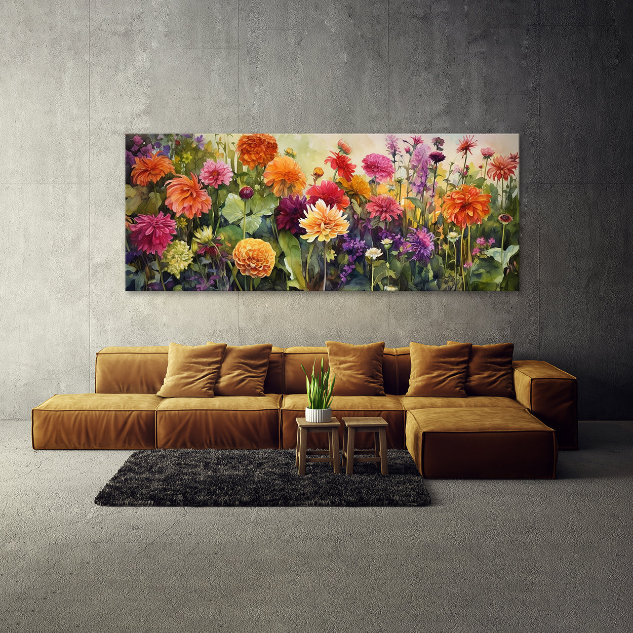 Botanical Vibrant Watercolor 15 Wall Art