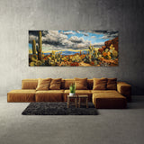 Cactus Impasto Cacti Sky 16 Wall Art