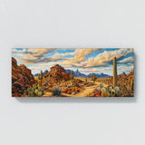 Cactus Impasto Landscape 2 Wall Art