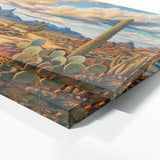 Cactus Impasto Landscape 2 Wall Art