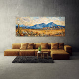 Cactus Impasto Saguaro 22 Wall Art