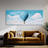 Cloud Blue Sky Hot Air Balloon 40 Wall Art