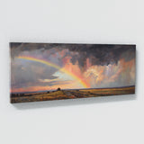 Cloud Sky Dark Stormy Rainbow 33 Wall Art