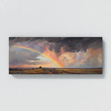 Cloud Sky Dark Stormy Rainbow 33 Wall Art