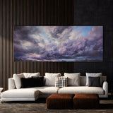 Cloud Stormy Sky Gray Purple 3 Wall Art