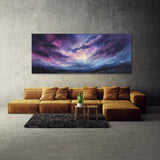 Cloud Stormy Sky Purple Blue 14 Wall Art