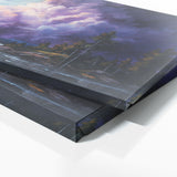 Cloud Stormy Sky Purple Blue 15 Wall Art