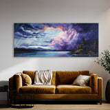 Cloud Stormy Sky Purple Blue 15 Wall Art