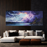 Cloud Stormy Sky Purple Blue 15 Wall Art