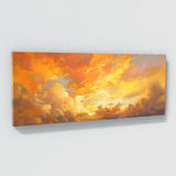 Cloud Sunshine Yellow Orange 12 Wall Art
