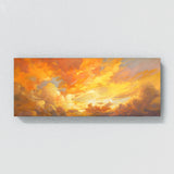 Cloud Sunshine Yellow Orange 12 Wall Art