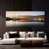 Coastal Harbor Boats 52 Wall Art
