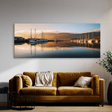 Coastal Harbor Boats 52 Wall Art
