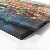 Coastal Impasto Harbor 57 Wall Art
