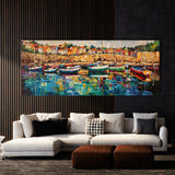 Coastal Impasto Harbor 57 Wall Art