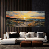 Coastal Impasto Sand 60 Wall Art