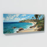 Coastal Impasto Sky Palm 54 Wall Art