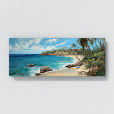 Coastal Impasto Sky Palm 54 Wall Art