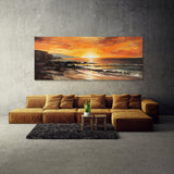 Coastal Orange 4 Wall Art