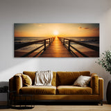 Coastal Pier Photo Scenery 49 Wall Art