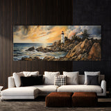 Coastal Rocky Lighthouse 42 Wall Art