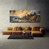 Coastal Rocky Lighthouse 42 Wall Art