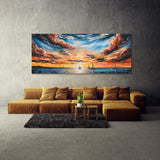 Coastal Seascape Sailboats Sky 12 Wall Art