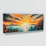 Coastal Seascape Sailboats Sky 61 Wall Art