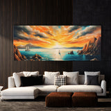 Coastal Seascape Sailboats Sky 61 Wall Art