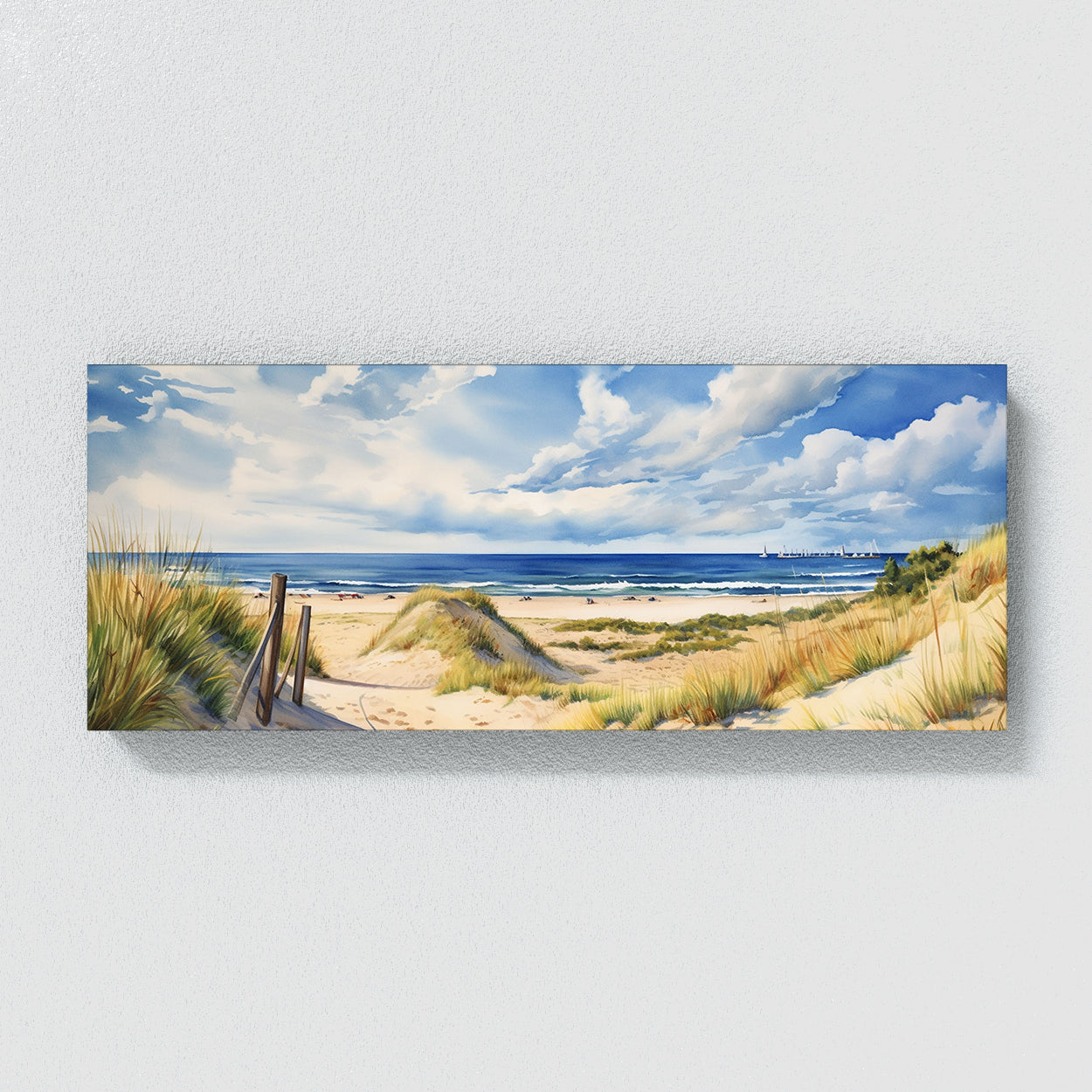 Coastal Sky Sand Watercolor 9 Wall Art
