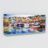 Coastal Watercolor Harbor 34 Wall Art