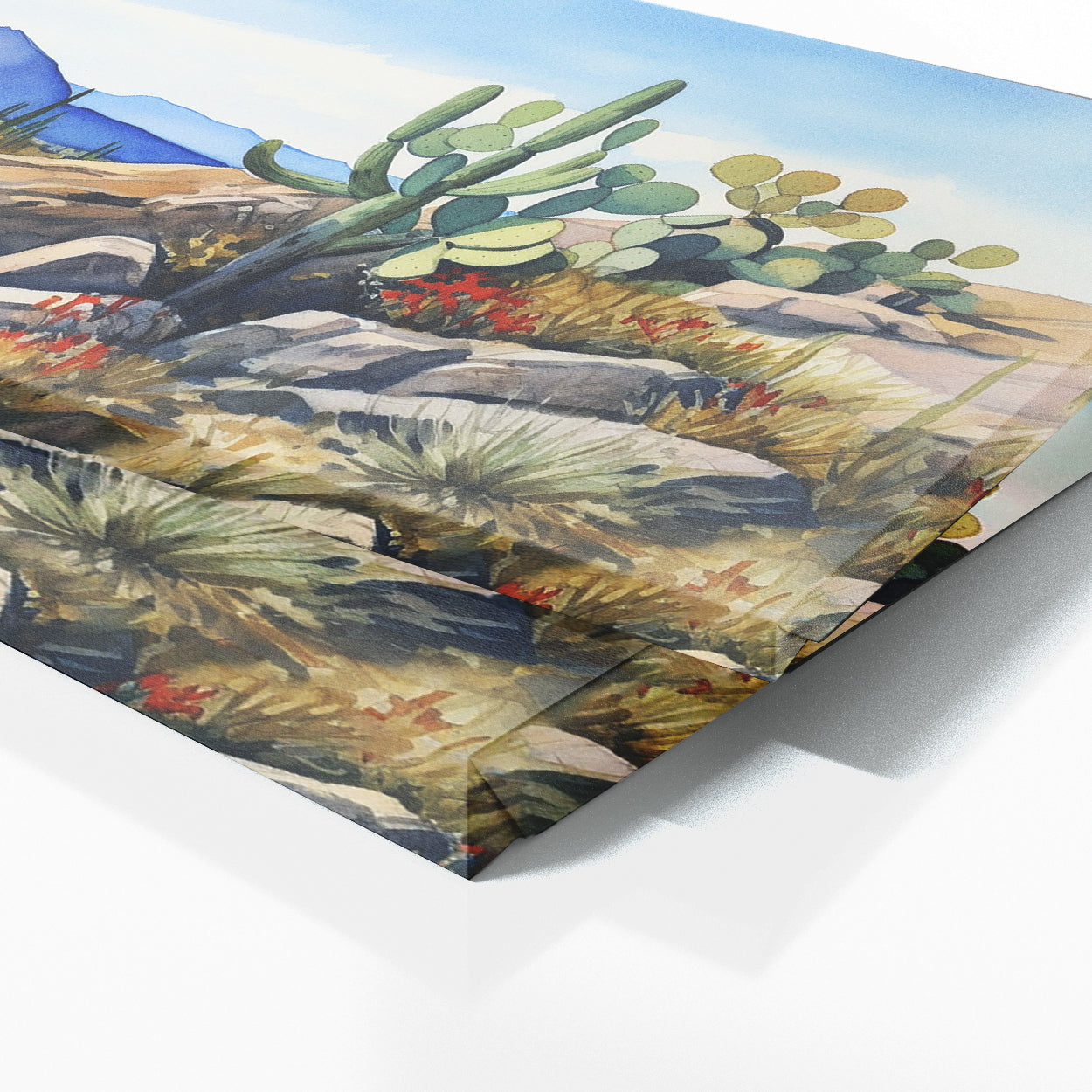 Desert Landscape Watercolor 27 Wall Art
