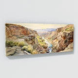 Desert Landscape Watercolor 48 Wall Art