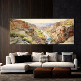 Desert Landscape Watercolor 48 Wall Art