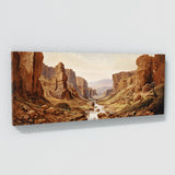 Desert River Cliffs Distance 47 Wall Art