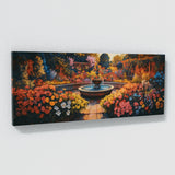 Flower Garden Fountain Blooms 25 Wall Art