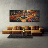Flower Garden Fountain Blooms 25 Wall Art