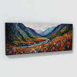 Flower Impasto Landscape 38 Wall Art