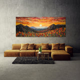 Flower Impasto Landscape 54 Wall Art