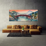 Japanese Bridge Watercolor 20 Wall Art