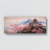 Japanese Castle Cherry Blossom 10 Wall Art