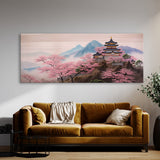 Japanese Castle Cherry Blossom 10 Wall Art