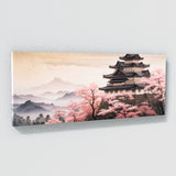 Japanese Castle Cherry Blossom 12 Wall Art